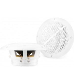 Marinehøjttalere IP44 vandresistens 5" bas / 80W / 8 ohm, hvid højttalere marine