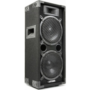 Diskohøjttaler i populært disco-look, 2-vejs med 2x 8" bas / 8 højttaler speaker