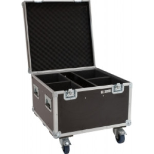 Roadinger Flightcase 4x LED Theatre COB 100 series with wheels TILBUD NU