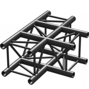 P30-T35 Truss 3-way T-junction Black TILBUD NU