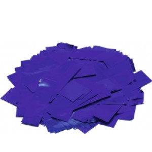 TCM FX Metallic Confetti rectangular 55x18mm, blue, 1kg TILBUD NU