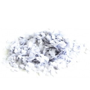 TCM FX Slowfall Confetti Snowflakes 10x10mm, white, 1kg TILBUD NU