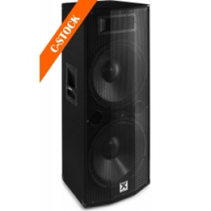 CVB212 PA Speaker Active 2x 12” BT MP3 1200W "C-STOCK" TILBUD NU