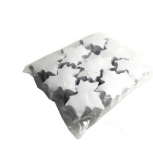 TCM FX Slowfall Confetti Maple Leaves 100x100mm, white, 1kg TILBUD NU