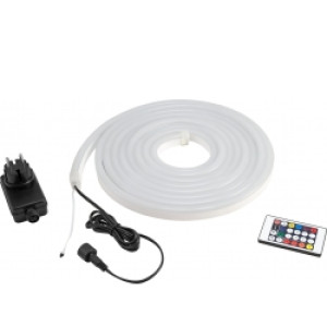 EuroLite LED Pixel Neon Flex 12V RGB 5m with IR Set TILBUD NU