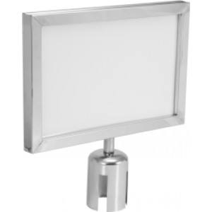 Sign for Eurolite Barrier 317x215 silver TILBUD NU