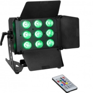 EuroLite LED CLS-9 QCL RGB/WW 9x7W TILBUD NU