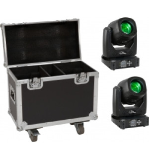 EuroLite Set 2x LED TMH-B90 + Case with wheels TILBUD NU