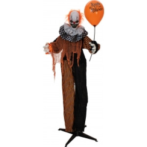 Halloween Dekoration, Animeret Figur Med Lys- og Lydeffekter, Uhyggelig Orange K