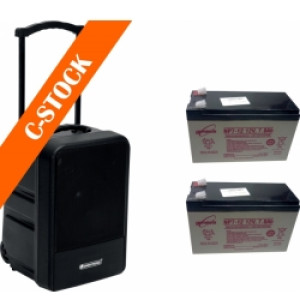 Omnitronic Set MOM-10BT4 Modular wireless PA system + 2x Battery "C-STOCK"