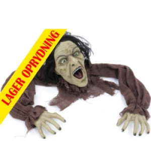 Halloween Dekoration, Krablende Zombie, 140cm TILBUD gennemgang europalmer figur