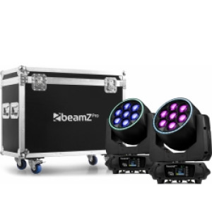 MHL760 LED Bee Eye Moving Head with Zoom 2pcs in Flightcase TILBUD NU