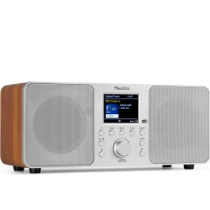 Genua DAB+ Stereo Radio Silver TILBUD NU