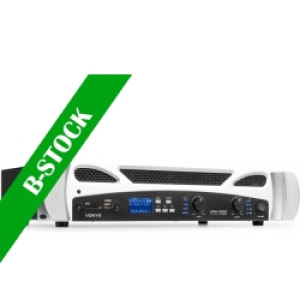 VPA1000 PA Amplifier 2x 500W Media Player with Bluetooth "B-STOCK" TILBUD NU