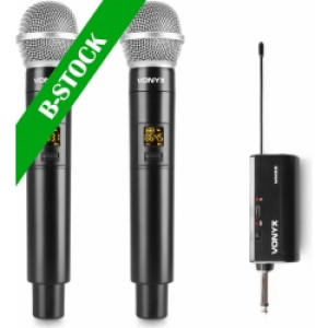 WM552 Dual Wireless Microphone Plug-and-Play Set UHF "B STOCK" TILBUD NU
