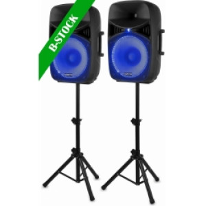 VPS152A Plug & Play 1000W Speaker Set with Stands "B-STOCK" TILBUD NU
