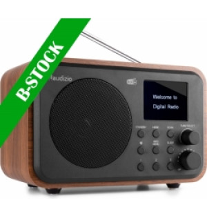 Milan DAB+ Radio with Battery Wood "B-STOCK" TILBUD NU