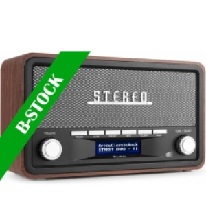 Foggia Retro DAB+ Radio Grey "B STOCK" TILBUD NU