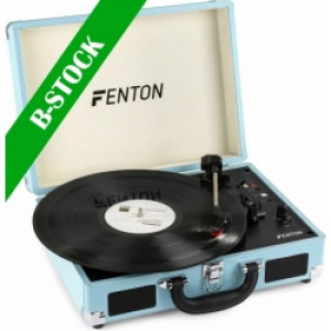 RP115 Record Player Briefcase Blue "B-STOCK" TILBUD NU