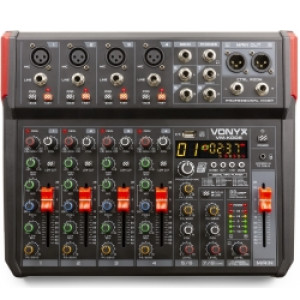 VM-KG08 Music Mixer 8-Channel BT/DSP/USB Record TILBUD NU
