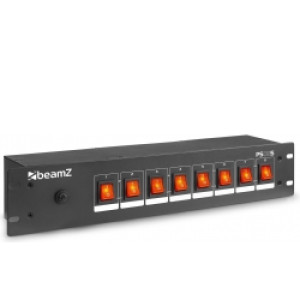 PS08S Skiftepanel med 8-kanals Schuko-stikdåser TILBUD NU
