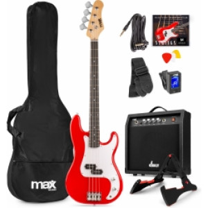 GigKit Basguitar Pakke Rød TILBUD NU