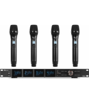 PD524 UHF Wireless Microphone Set with 4 handheld microphones TILBUD NU