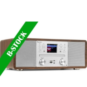 Avola Digital Music System CD/BT/DAB+/Internet Silver "B STOCK" TILBUD NU