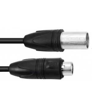 PSSO DMX Cable IP65 3-pin 15m black TILBUD NU