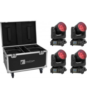 Futurelight Set 4x EYE-740 MK2 + Case with wheels TILBUD NU
