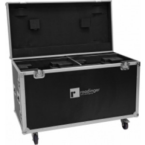 Roadinger Flightcase 2x DMH-640 with wheels TILBUD NU