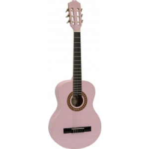 Dimavery AC-303 Classical Guitar 3/4, pink TILBUD NU
