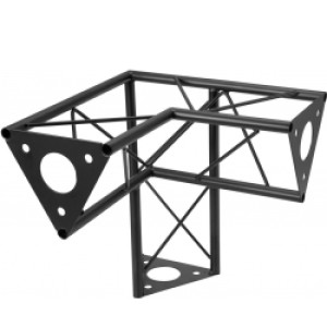 DECOTRUSS SAL-34 Corner 3-way \\\\/ left, black TILBUD NU