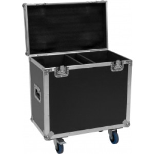 Roadinger Flightcase 2x IP TMH-H420 with wheels TILBUD NU