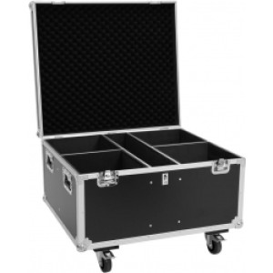 Roadinger Flightcase 4x THA-100F MK3 with wheels TILBUD NU