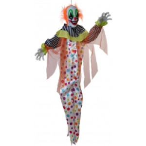 Halloween Dekoration, Animeret Figur med Lys- og Lydeffekter, Uhyggeligt Hængend