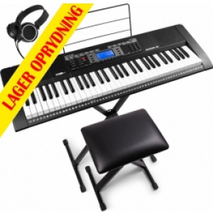 Rhapsody61L Elektronisk Keyboard med 61 oplyste tangenter – Sæt TILBUD NU