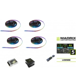 EuroLite Set Pixel Strip RGB incl. Madrix Start TILBUD NU