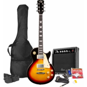 GigKit Elektrisk Guitar Pakke LP Stil Sunburst TILBUD NU