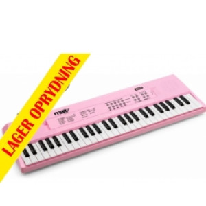 KD54 54-Tangenters Elektronisk Keyboard med Genopladeligt Batteri - Pink TILBUD