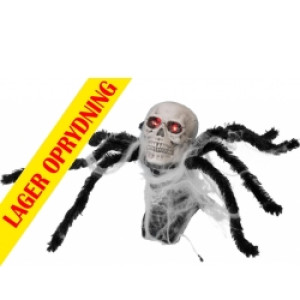 Halloween Dekoration, Animeret Figur med Lys- og Lydeffekter, Springende Edderko