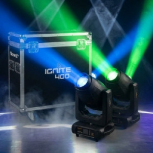 IGNITE400 LED BSW Moving Head with CMY 2pcs in Flightcase TILBUD NU