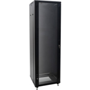 Roadinger SSC-40 Steel Cabinet with Glass Door 40U TILBUD NU