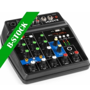 VMM100 Audio Mixer with USB/BT "B STOCK" TILBUD NU