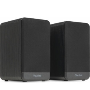 BS10 Active Bookshelf Speaker Set 80W BT Black TILBUD NU