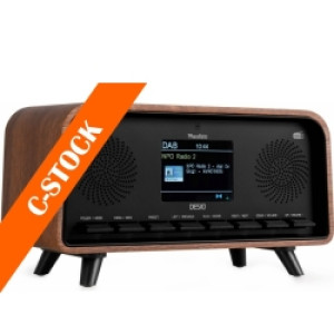 Desio DAB Radio Dark Wood "C-STOCK" TILBUD NU