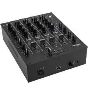 Omnitronic PM-404F 4-channel DJ Mixer with Filter and Bluetooth TILBUD NU