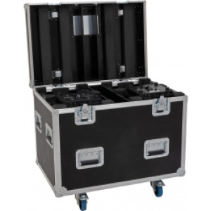 Roadinger Flightcase HIGHLINE 4x LED IP TMH-S250/B250, with wheels TILBUD NU