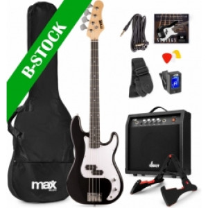 Bass Guitar Pack incl Amp Black "B-STOCK" TILBUD NU