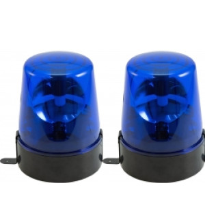 EuroLite LED - Blå Rotorblink - sæt TILBUD NU